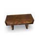 Italian burl walnut art deco console table, 1930s.