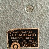 Vintage wall lamp Aluminor 50s