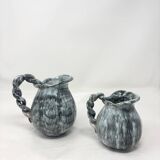 Lot de 2 pichets en céramique art deco Alexandre