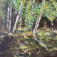La Mare à Piat, Foret de Fontainebleau, signed R Vacher
