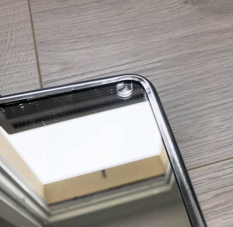 Vintage barber mirror