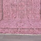 Pink Vintage Oushak Rug Sku2348