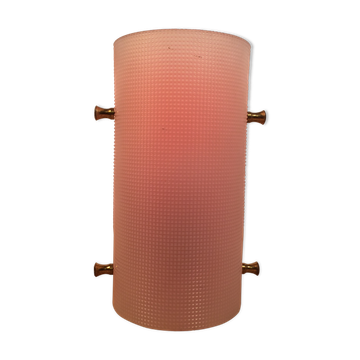 Lampe orange space age années 70 cylindrique