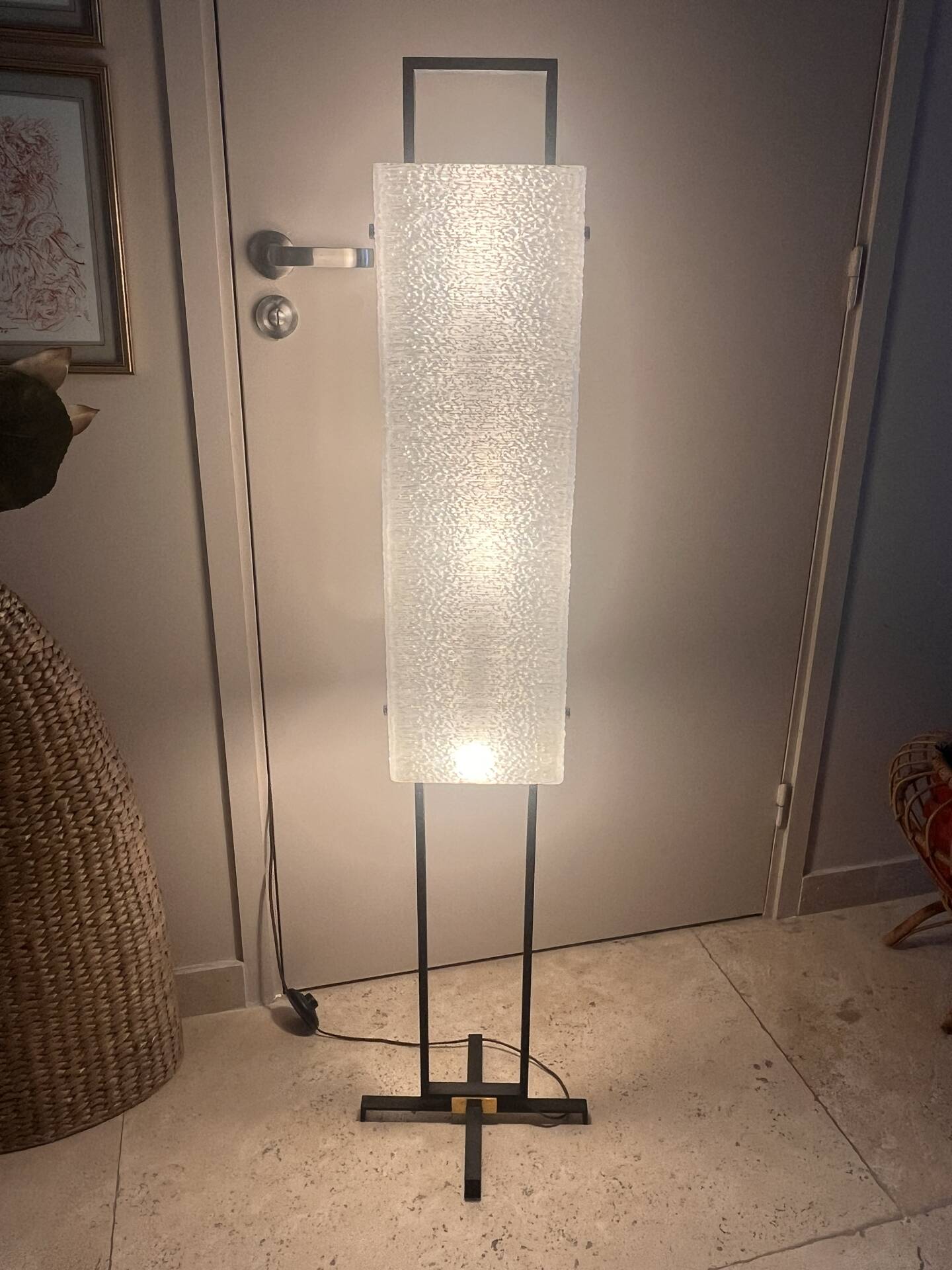 1960s design floor lamp for Arlus