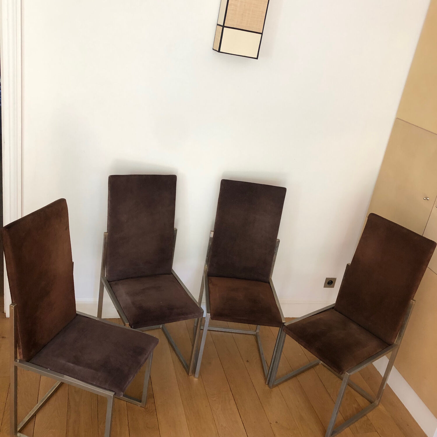 Set de 4 chaises vintage 70s
