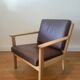 Vintage GE 256 armchair by Hans J. Wegner for Getama