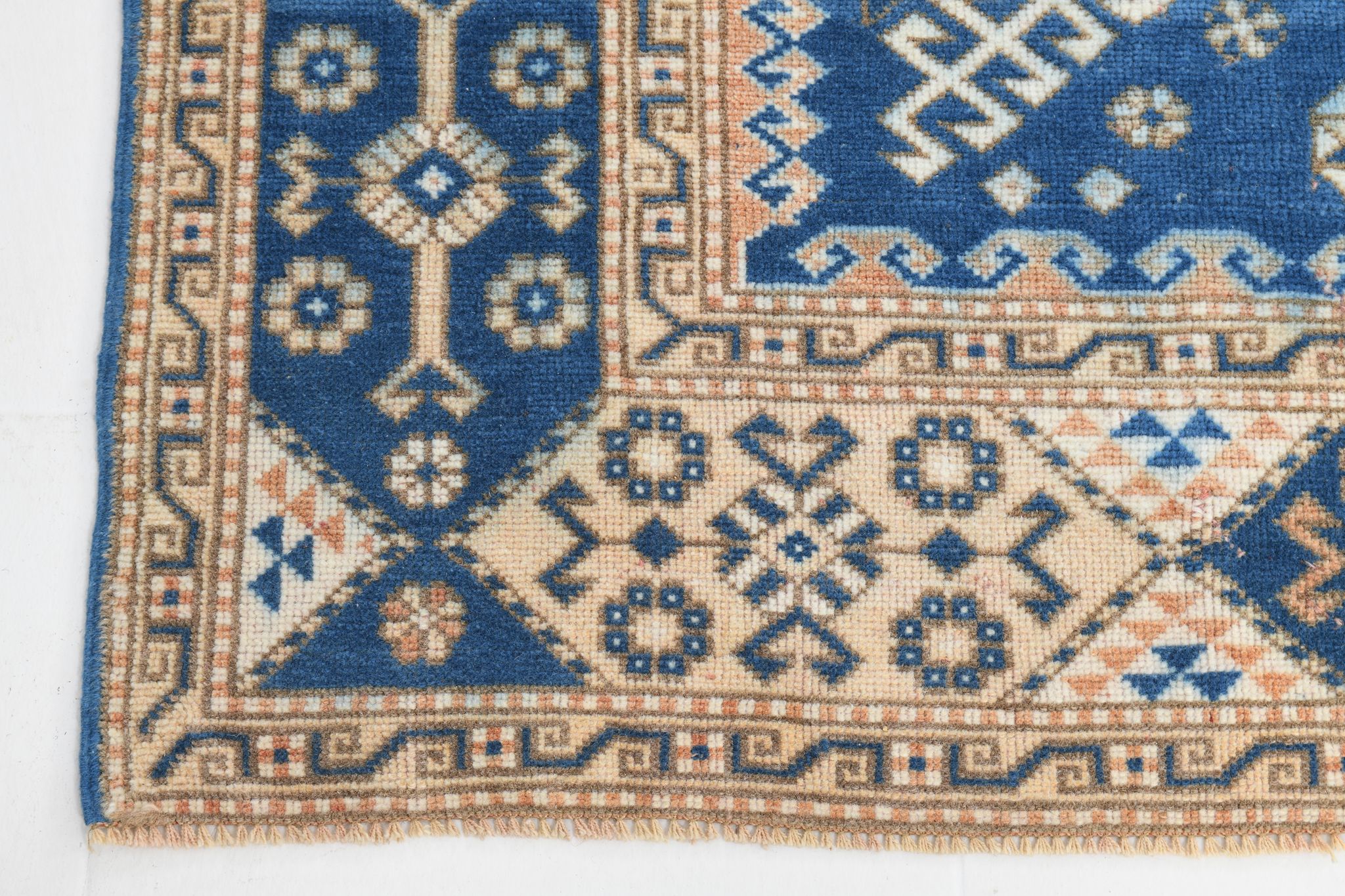 Medium Size Royal Blue Oushak Rug