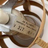 Pair of V-327 pine wall lights Hans-Agne Jakobsson for AB Markaryd, 1960