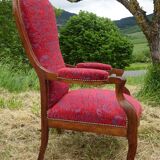 Restored Voltaire armchair