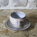 Set of 10 espresso cups and saucers Chantal and Thierry Robert