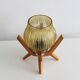 Paire de lampes de chevet vintage des années 1970 par Drevo Humpolec