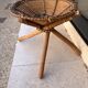 African rattan low stool