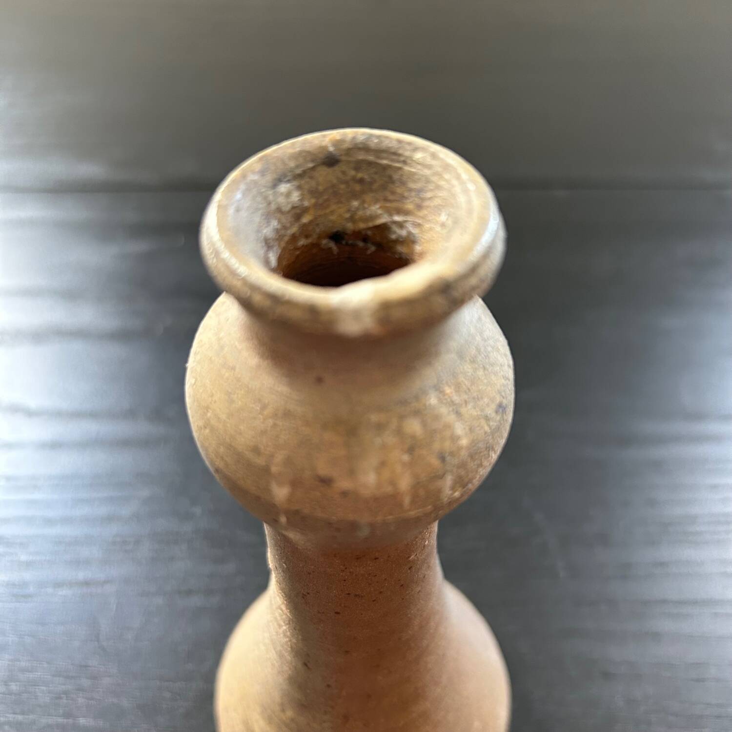 Stoneware candle holder