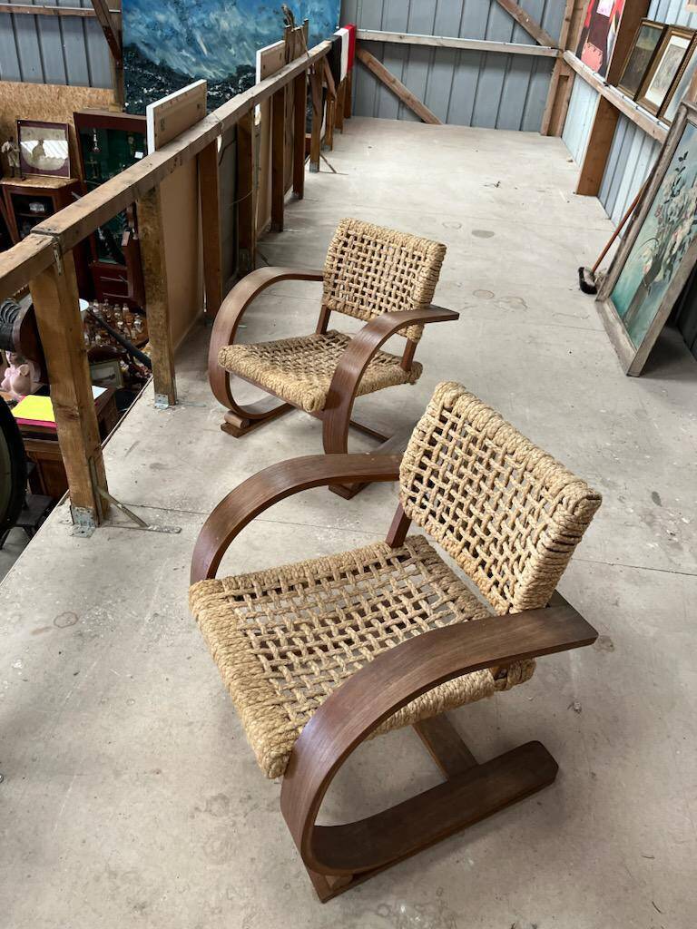 Pair of  armchairs  Vibo Vesoul, France 1930s