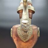 Tibetan ceremonial copper teapot aftaba dragon ewer