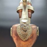 Tibetan ceremonial copper teapot aftaba dragon ewer