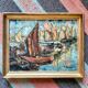 Tableau Vintage - Oil on Canvas, Signed J. Paradis – 20th Century