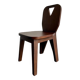 Massive, dark retro brutalist chair (several in stock)