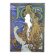 Alphonse mucha - advertising poster for "job" cigarette rolling paper - 1985 - 1890s