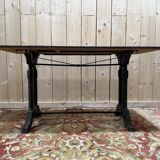 Table de bistrot art déco pied fonte