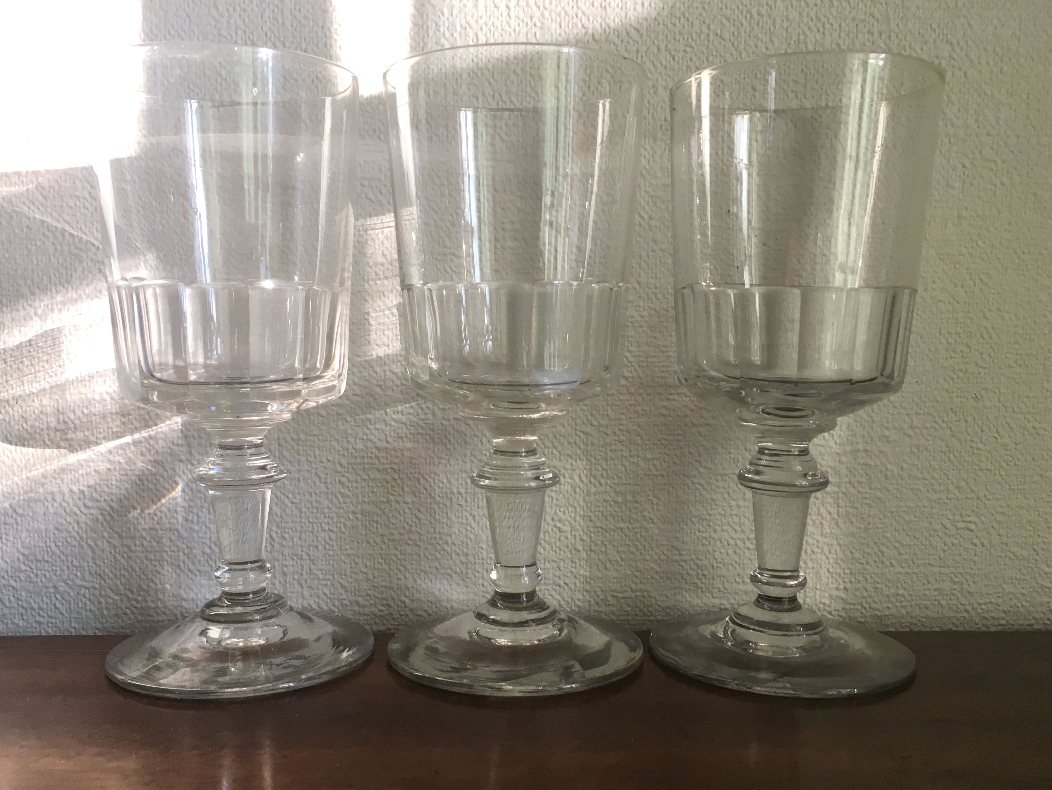 Set de 10 verres à vin années 40