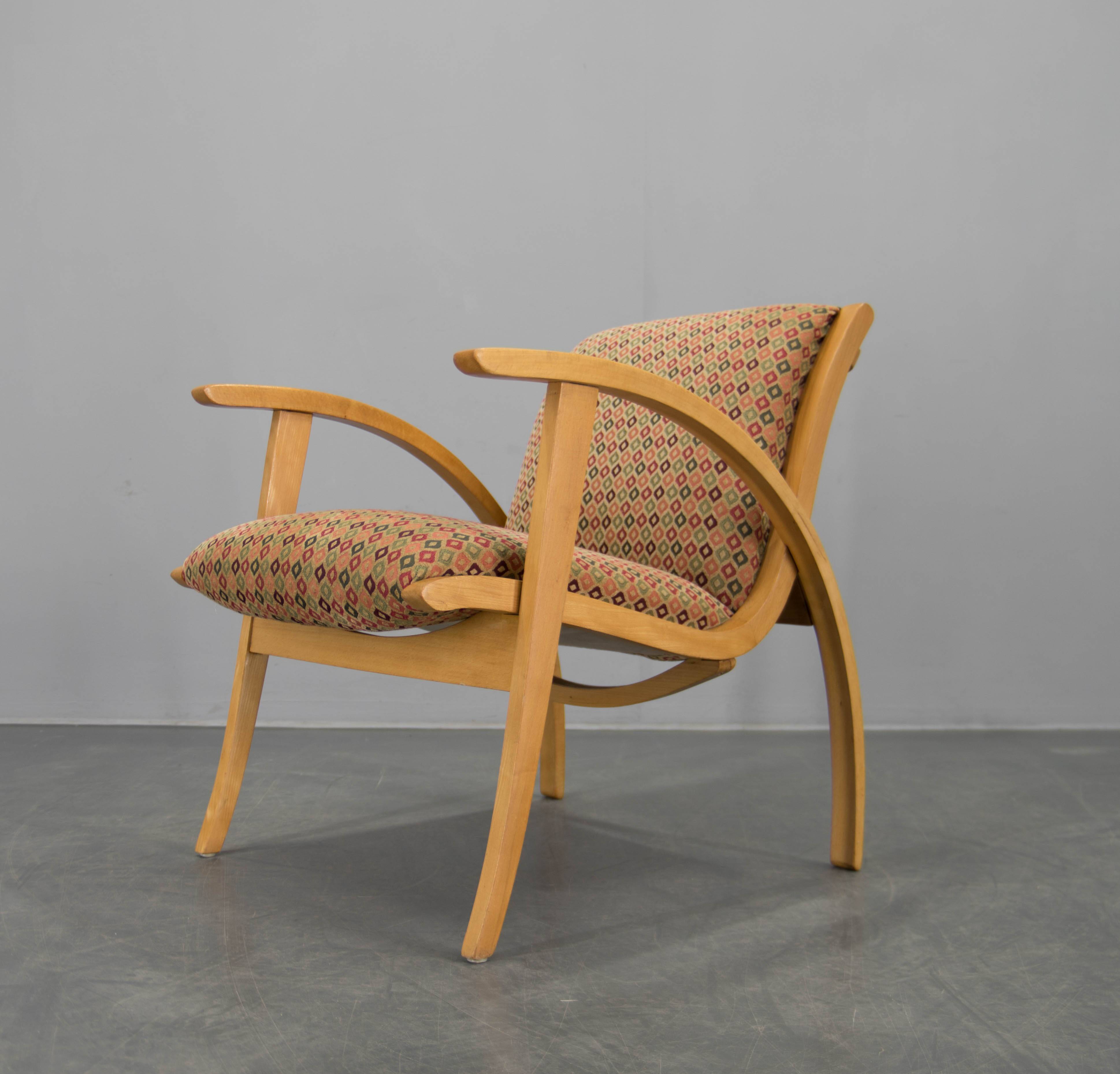 Bauhaus Armchair Designed by Erich Dieckmann
