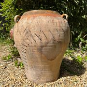 Jarre poterie en terre cuite ancienne 19ème