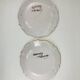 Pair of Small Bread Plates Faience Martres-Tolosane Ochre Decor