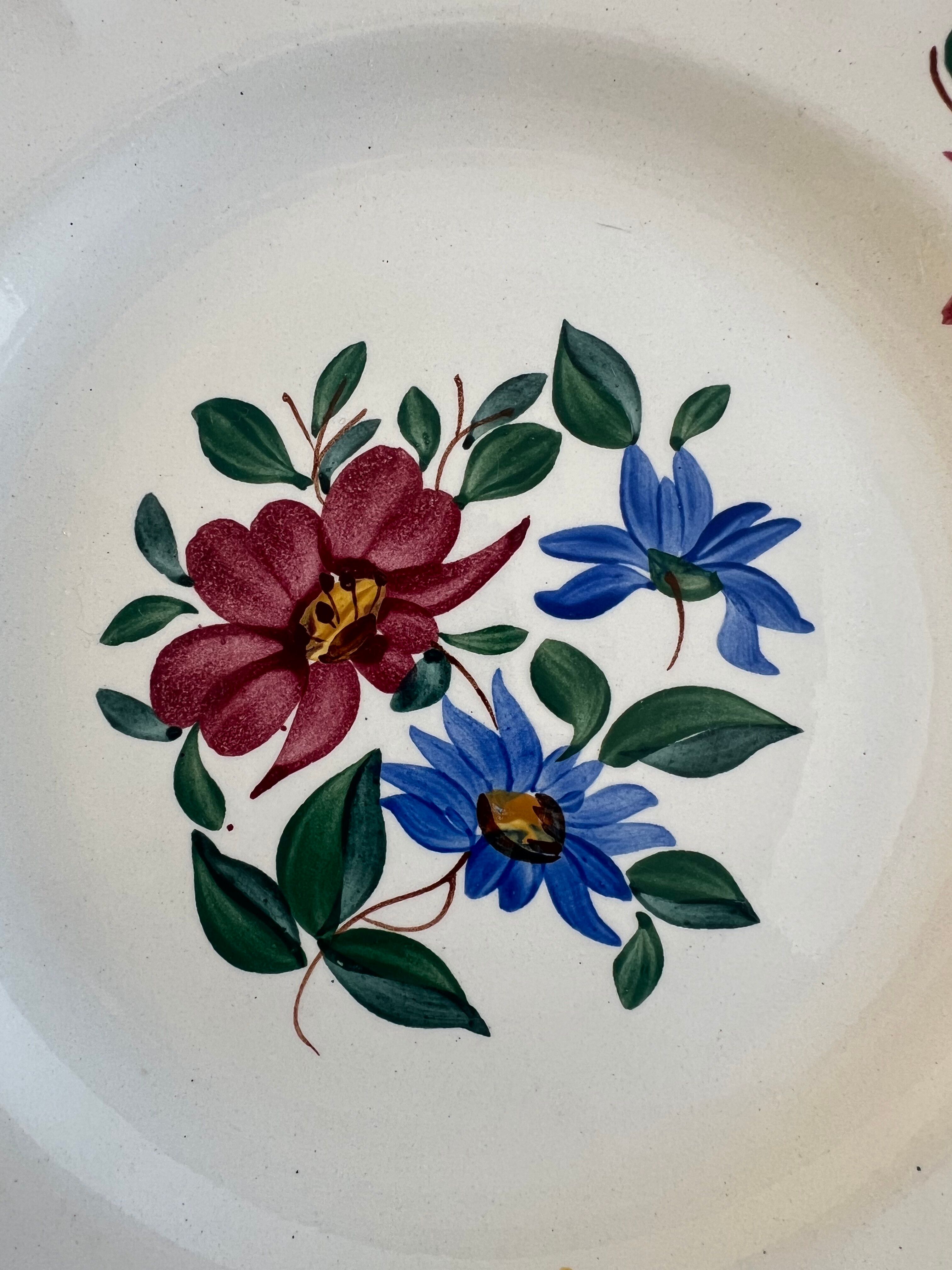 Plat de présentation, compotier Sarreguemines