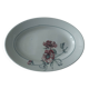 Plat ovale faïence Saint Amand décor Simone années 50