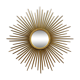Chaty Vallauris sun mirror in brass and gilded bronze