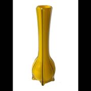 Vase Soliflore Jaune “Tango” — Michaël Powolny pour Loetz — Art Déco