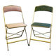 Vintage folding chairs Opéra Chaisor velvet