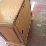 TV & multimedia stand in solid oak