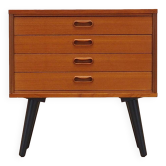 Teak chest of drawers, Danish design, 1970s, production: Denmark