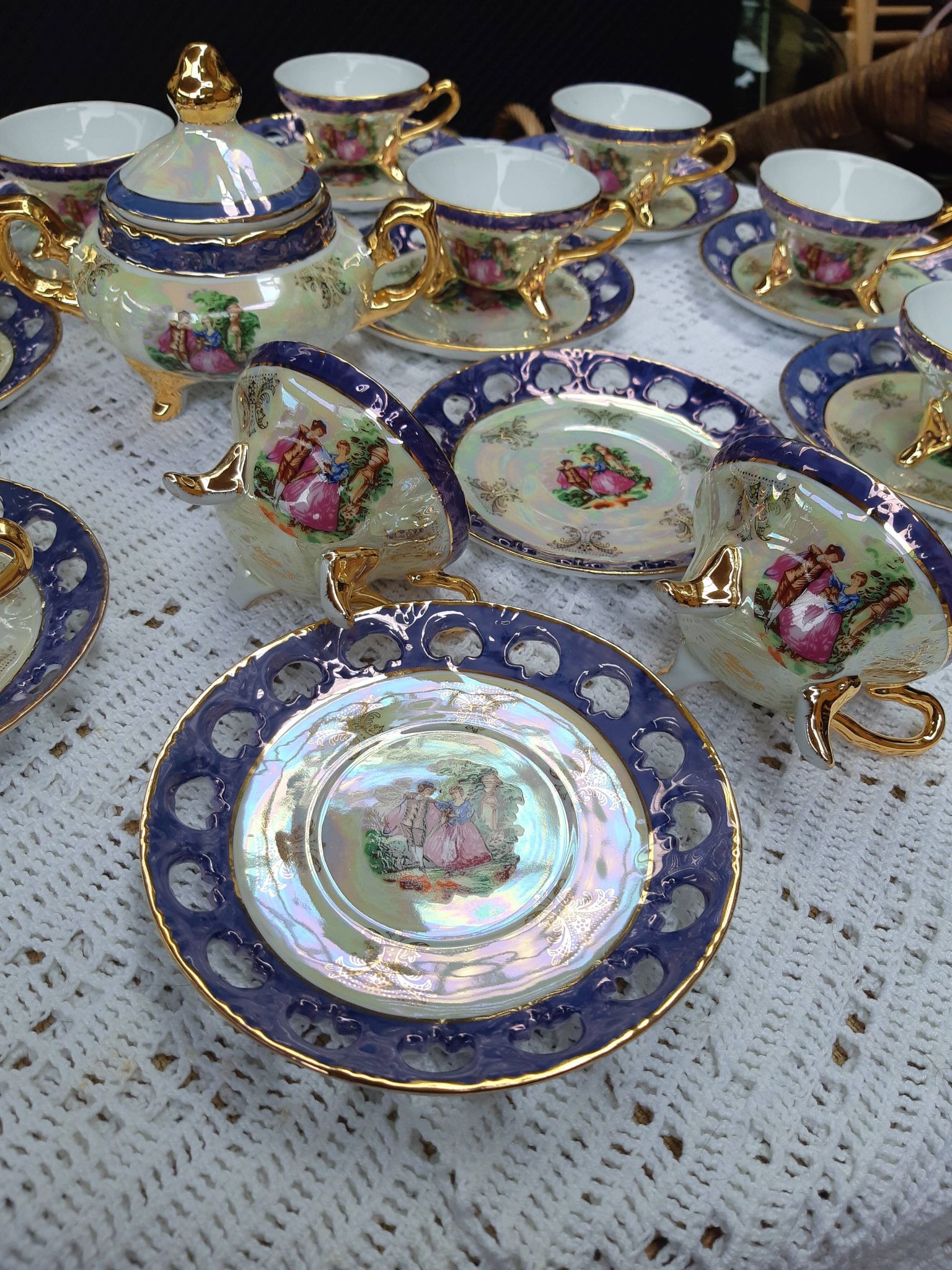 Vintage porcelain café service
