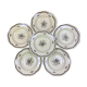 Lot of 6 soup plates Gefle Sweden model Anglo
