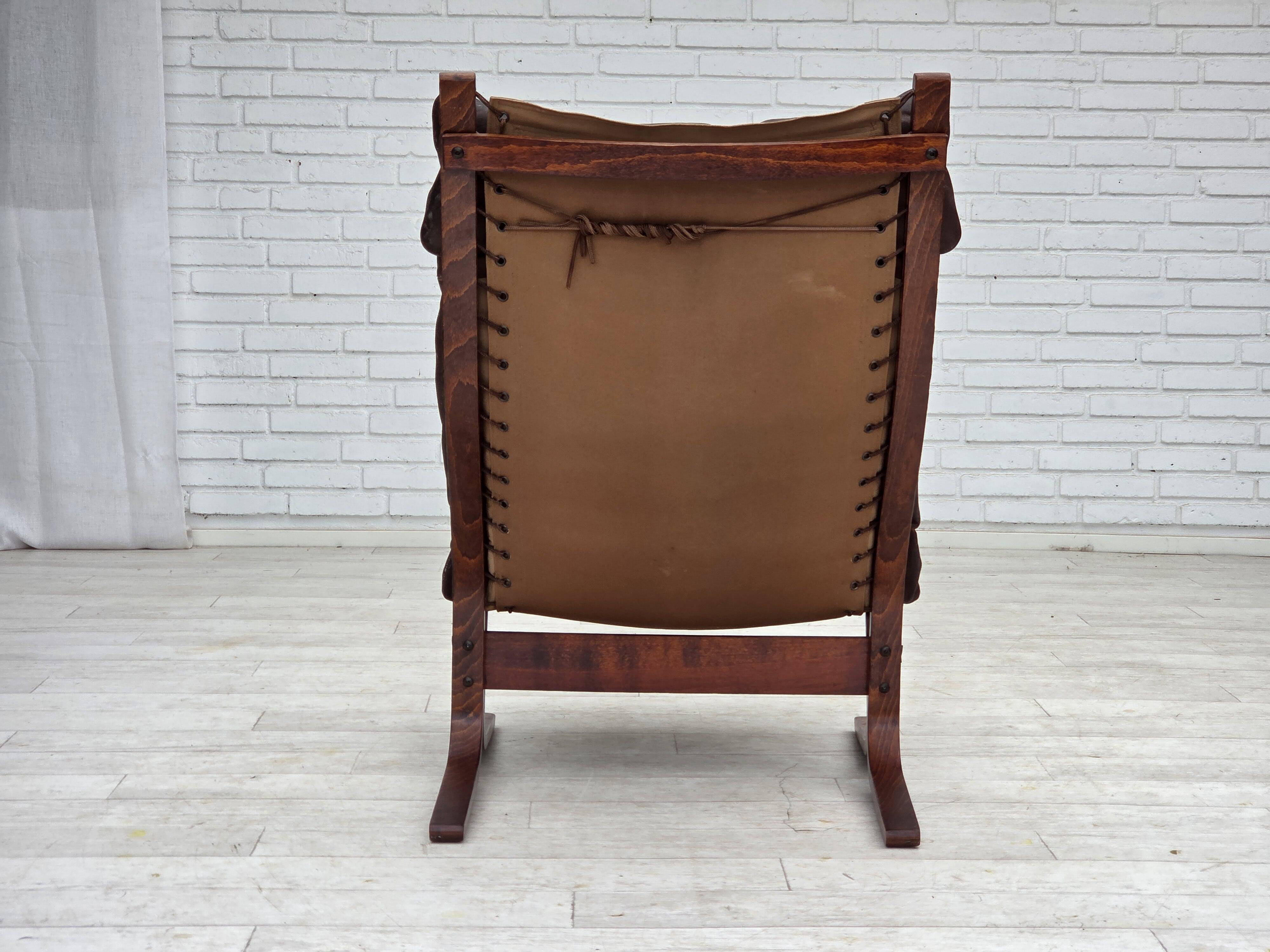 1970s, Norwegian design by Sigurd Ressel. Armchair model "Falcon".