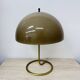 Vintage Mushroom table lamp with gold metal base , 1970s