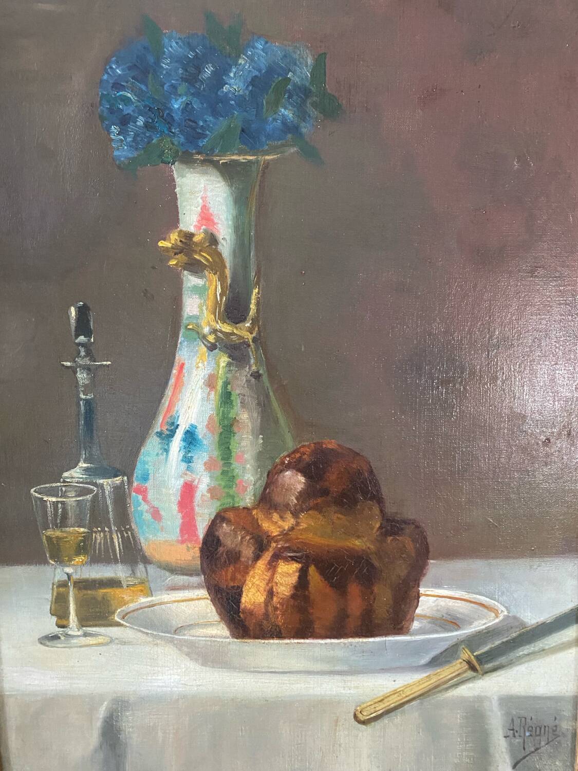 19th century still life signed