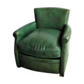 Fauteuil club vert