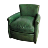 Green club armchair