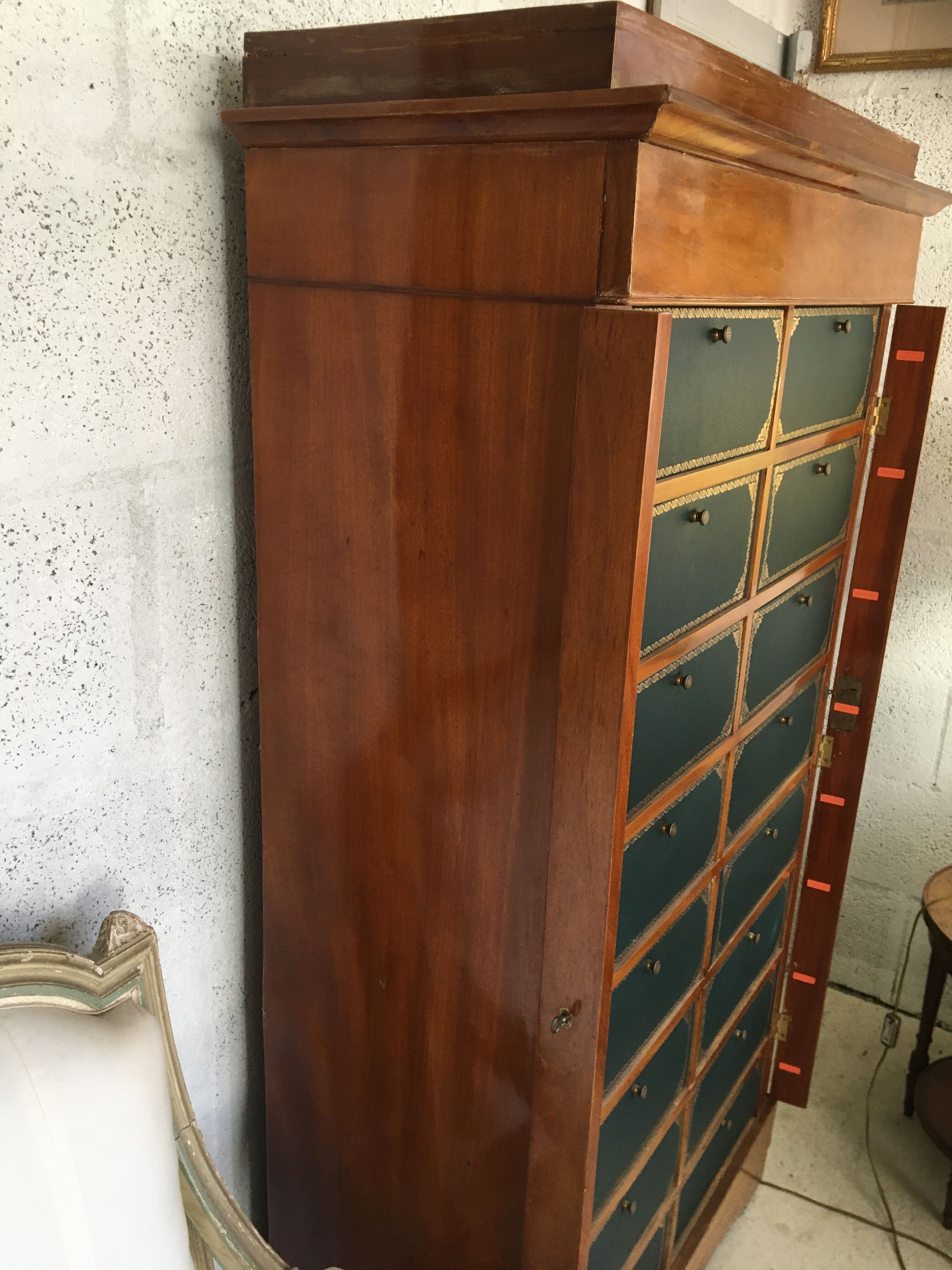 Cartonnier Louis Philippe mahogany