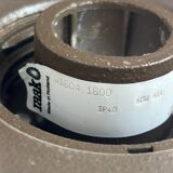 Pair of vintage wall lights, RAAK W1804, brown Bakelite and opaline, Netherlands