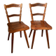 Ensemble de deux chaises Tubinger avec dossier Art Nouveau Adolf Schneck