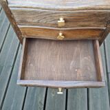 old bedside table or console with 3 drawers
