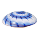 Ceiling light/wall sconce in blue and white Murano glass, 1970.