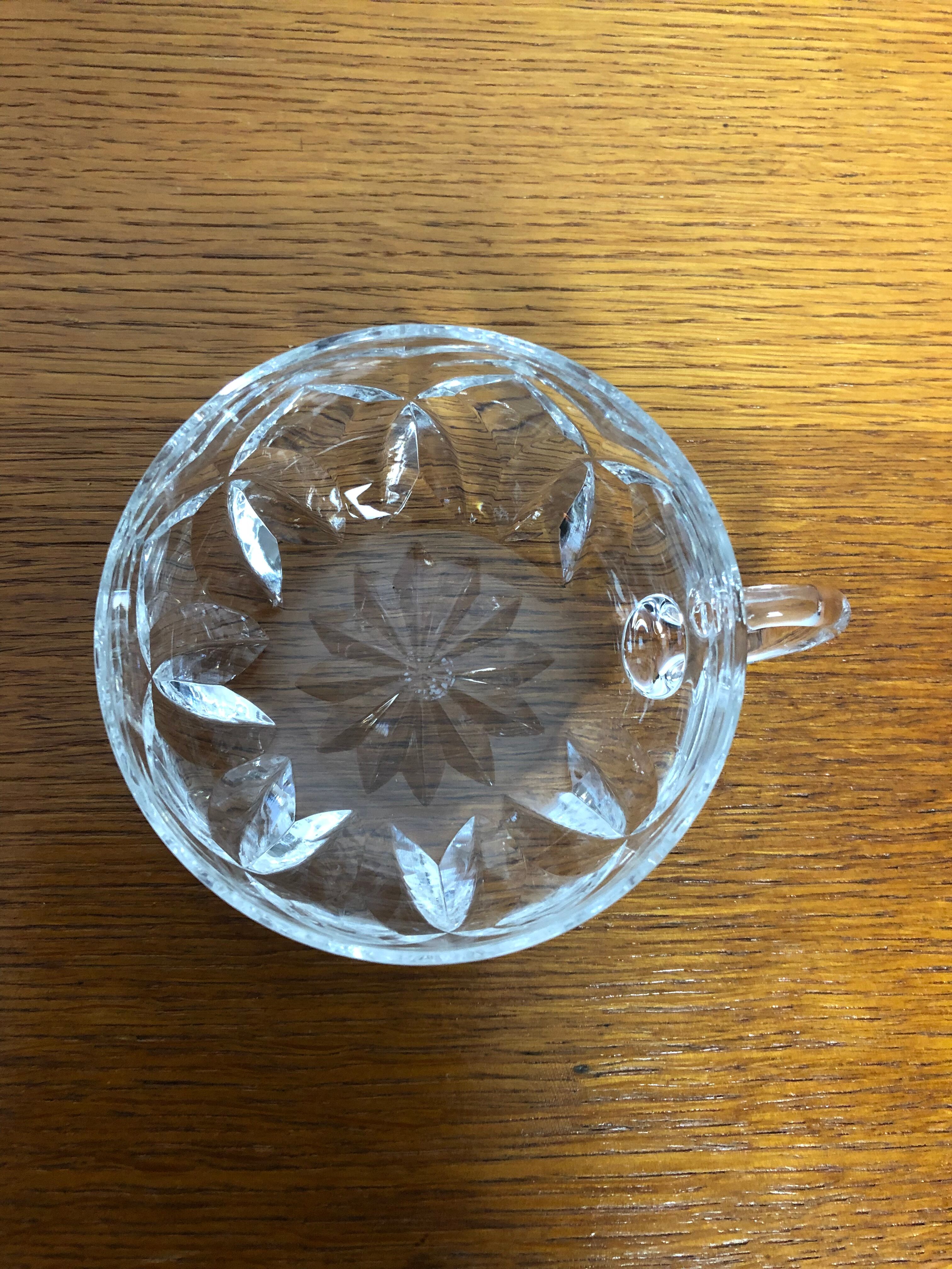 6 Cups Saint Louis Crystal