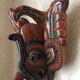 Wooden triptych mask