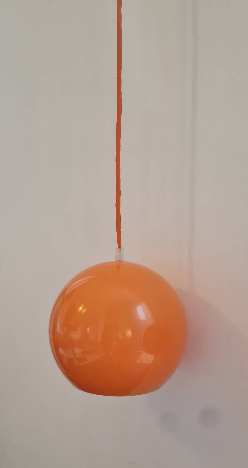 Pair of topan pendant lights VP6 by Verner Panton